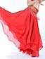 cheap Belly Dancewear-Belly Dance Skirt Draping Tier Women&#039;s Training Natural Chiffon