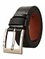 cheap Men&#039;s Belt-Men&#039;s Faux Leather Belt Classic Jean Belt Black Brown Faux Leather Stylish Casual Classic Plain Daily Vacation Going out
