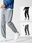 cheap Cargo Pants-Men&#039;s Cargo Pants Cargo Trousers Trousers Cropped Pants Drawstring Elastic Waist Multi Pocket Plain Comfort Wearable Casual Daily Holiday Sports Fashion Black Light Grey