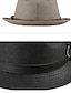 זול כובעים לגברים-בגדי ריקוד גברים כובע קש כובע שמש כובע פנמה כובע פדורה טרילבי שחור לבן קש קלוע פשוט אופנה של שנות העשרים יום יומי רחוב לבוש ליום סוף שבוע צבע אחיד נייד קומפורט נושם אופנתי