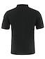 abordables T-shirts décontractés pour hommes-Homme Chemise Henley Shirt Nombre Col Mao Casual du quotidien Manches courtes Bouton Vêtement Tenue Vêtement de rue mode Moderne
