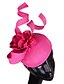 cheap Fascinators-Fascinators Sinamay Wedding Kentucky Derby Elegant Bridal With Floral Headpiece Headwear