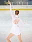 preiswerte Eiskunstlauf-Eiskunstlaufkleid Damen Mädchen Eislaufen Kleider Austattungen Hellgelb Weiß Rosa Rückenfrei Gitter Spandex Hochelastisch Wettbewerb Eiskunstlaufkleidung Handgemacht Eislaufen Eiskundstlauf