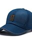 cheap Men&#039;s Hats-Men&#039;s Baseball Cap Trucker Hat Black Navy Blue synthetic fibre Mesh Fitness Letter Windproof Ultraviolet Resistant