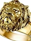 cheap Bracelets &amp; Bangles-1PC Ring For Women&#039;s Street Date Alloy Classic Lion