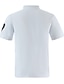 billige Casual T-shirts til mænd-Herre Henley-skjorte Tal Stående krave Afslappet Daglig Kort Ærme Knap Tøj Gade Stilfuld Moderne