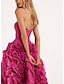 Χαμηλού Κόστους Φορέματα Χορού Αποφοίτησης-Γραμμή Α Φορέματα χορού Λουλουδάτο Φόρεμα Επισκέπτης γάμου Κουινσανέρα Μέχρι τον αστράγαλο Αμάνικο Στράπλες Τούλι Εξώπλατο με Πιασίματα 2024