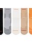 abordables chaussettes pour hommes-Homme 3 paires Chaussettes de sport / chaussettes de sport Chaussettes Noir Blanche Couleur Plein Casual du quotidien Moyen Eté Printemps Automne mode Traditionnel / Classique