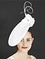 cheap Fascinators-Fascinators Sinamay Wedding Kentucky Derby Retro Bridal With Floral Headpiece Headwear