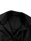 abordables robes unies-Robe chemise Robe casual Femme Robe longue maxi Extérieur Bureau Vacances Polyester basique Moderne Col de Chemise Ruché Poche manche longue Eté Printemps Automne 2023 Standard Noir Vert Véronèse