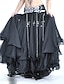 cheap Belly Dancewear-Belly Dance Skirt Draping Tier Women&#039;s Training Natural Chiffon