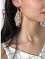 abordables Boucles d&#039;oreilles-Femme Boucles d&#039;oreille Mode Extérieur Feuille Boucle d&#039;oreille