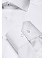 preiswerte Formelle Hemden-Herren Oberhemd Bügelfreies Hemd Weiß Leicht Blau Langarm Glatt Quadratischer Ausschnitt Frühling &amp; Herbst Hochzeit Outdoor Bekleidung Button-Down