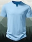 Χαμηλού Κόστους Ανδρικά μπλουζάκια casual-Ανδρικά Μπλουζάκι Μπλουζάκι μπλουζάκι Σκέτο Λαιμόκοψη V Δρόμος Διακοπές Κοντομάνικο Ρούχα Υψηλής Ποιότητας Βασικό Σύγχρονη Σύγχρονη
