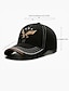 cheap Men&#039;s Hats-Men&#039;s Baseball Cap Black Navy Blue Polyester Embroidery Adjustable Fashion Classic &amp; Timeless Chic &amp; Modern Outdoor Daily Animal Portable Breathable