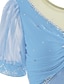Χαμηλού Κόστους Καλλιτεχνικό πατινάζ-Φόρεμα για φιγούρες πατινάζ Γυναικεία Patinaj Φορέματα Ροζ Γιαν Βιολετί Λευκό / Λευκό Δίχτυ Σπαντέξ Αθλήματα Αναψυχής Εξάσκηση Ανταγωνισμός Ενδυμασία πατινάζ Χειροποίητο Κοντομάνικο Πατινάζ