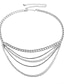 preiswerte Damengürtel-Damen Kettengürtel Metallkette Bucket aus Metall Kristall-Strass Brautkleider schlicht Party Täglich Silber Gold