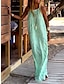 halpa Kuvioidut mekot-Naisten Rento mekko Slip Mekko Geometrinen Painettu Olkaimellinen Maksimekko Vapaa-aika Päivittäin Deitti Hihaton Kesä Kevät