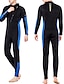 cheap Wetsuits &amp; Diving Suits-ZCCO Men&#039;s Full Wetsuit 3mm SCR Neoprene Diving Suit Thermal Warm UPF50+ Quick Dry High Elasticity Long Sleeve Full Body Front Zip - Swimming Diving Surfing Scuba Solid Color Summer Spring Winter