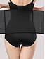 cheap Corsets-Women&#039;s Plus Size Shapewear Waist Trainer Body Shaper Pure Color Sport Simple Casual Home Daily Going out Polyester Breathable Summer Spring Black White