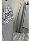 cheap Evening Dresses-Sheath / Column Evening Gown Elegant Dress Formal Evening Floor Length Short Sleeve Illusion Neck Fall Wedding Guest Stretch Fabric with Lace Insert Appliques 2023