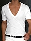 Χαμηλού Κόστους Ανδρικά μπλουζάκια casual-Ανδρικά Μπλουζάκι Μπλουζάκι μπλουζάκι Σκέτο Λαιμόκοψη V Δρόμος Διακοπές Κοντομάνικο Ρούχα Υψηλής Ποιότητας Βασικό Σύγχρονη Σύγχρονη