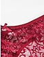 halpa Seksikkäät alusvaatteet-Naisten Seksikkäät alusasut Alushousut Puhdas väri Muoti Mukavuus Pehmeä Koti Päivittäin Loma Pitsi Hengittävä Kesä Kevät Lotus Pinkki Musta