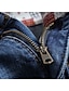 billiga Jeans för män-Herr Jeans Jeansshorts Jeans i lätt tvätt Jean Shorts Ficka Slät Komfort Bärbar Knelängd Dagligen Helgdag Utekväll Denim Stylish Klassisk Mager Ljusblå