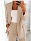 cheap Women&#039;s Blazer&amp;Suits-Women&#039;s Blazer Work Solid Color Professional Regular Fit Outerwear Long Sleeve Fall Black S