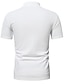 baratos Camisetas masculinas casuais-Homens Camiseta Pit Strip Gola Alta Férias Para Noite Manga Curta Roupa Moda Básico Casual