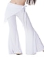 abordables Ropa de danza del vientre-Danza del Vientre Pantalones Color Puro Volante Mujer Entrenamiento Cristal algodón