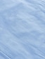 abordables Chemises lin et coton-Homme Chemise Lin Chemisette Chemise d&#039;été Chemise de plage Blanche bleu marine Bleu Ciel manche longue Plein Boutonné Sous Patte Printemps &amp; Automne Casual du quotidien Vêtement Tenue Poche