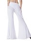 cheap Belly Dancewear-Belly Dance Pants Pure Color Ruffle Women&#039;s Training Crystal Cotton