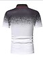 ieftine Polo clasic pentru bărbați-Bărbați Polo sport Tricou POLO Casual Concediu Rever Manșon scurt Modă De Bază Bloc Culoare Buton Buzunar Vară Fit regulat Roșu Vin Alb Negru-Alb Gri Polo sport