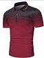 ieftine Polo clasic pentru bărbați-Bărbați Polo sport Tricou POLO Casual Concediu Rever Manșon scurt Modă De Bază Bloc Culoare Buton Buzunar Vară Fit regulat Roșu Vin Alb Negru-Alb Gri Polo sport