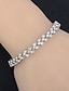 cheap Bracelets &amp; Bangles-Women&#039;s Chain Bracelet Classic Fashion Wedding Cute Simple Alloy Bracelet Jewelry Silver / Gold For Gift Daily