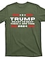 preiswerte Herren -Grafik -T -Shirt-Trump-T-Shirt, Herren-T-Shirt, Grafik-T-Shirt, lässiger Stil, klassischer Stil, Buchstabe Trump, Rundhalsausschnitt, Kleidung, Bekleidung, Heißprägung, Outdoor, Straße, kurze Ärmel, Druckdesigner