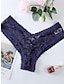 baratos Lingerie Sexy-Mulheres Lingerie Sensual Calcinhas Cor imaculada Amantes quente Casa De Cama Dia Dos Namorados Renda Respirável Buraco Verão Primavera Preto Branco