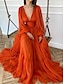 Χαμηλού Κόστους Βραδινά Φορέματα-βραδινό φόρεμα σε γραμμή κομψό φόρεμα κόκκινο πράσινο φόρεμα επίσημο γαμήλιο καλεσμένο στο πάτωμα μακρυμάνικο σιφόν με λαιμόκοψη 2024