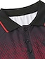 ieftine Polo clasic pentru bărbați-Bărbați Polo sport Tricou POLO Casual Concediu Rever Manșon scurt Modă De Bază Bloc Culoare Buton Buzunar Vară Fit regulat Roșu Vin Alb Negru-Alb Gri Polo sport