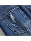 billiga Jeans för män-Herr Jeans Jeansshorts Jeans i lätt tvätt Jean Shorts Ficka Slät Komfort Bärbar Knelängd Dagligen Helgdag Utekväll Denim Stylish Klassisk Mager Ljusblå