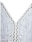 cheap Romantic Lace Dresses-Women&#039;s Party Dress Lace Dress Casual Dress Holiday Dress Long Dress Maxi Dress White Beige Sleeveless Print Lace Summer Spring V Neck Basic