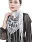 economico Sciarpe da donna-primavera estate nappa morbida decorare testa sciarpa tinta unita farfalla maglia hijab sciarpa scialle donna per regalo amico di festa