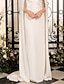 Χαμηλού Κόστους Βραδινά Φορέματα-Ίσια Γραμμή Βραδινά φορέματα Κομψό Φόρεμα Επισκέπτης γάμου Γαμήλιο Πάρτι Μακρύ Αμάνικο Με Κόσμημα Κάπες Stretch σιφόν με Κρυστάλλινη λεπτομέρεια 2024