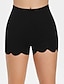 cheap Women&#039;s Shorts-Women&#039;s Slim Shorts Cotton Short Black