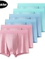 cheap Men&#039;s Boxers Underwear-Men&#039;s 6 Pack Boxer Briefs Underwear Brief Underwear Boxer Shorts Cotton Breathable Plain Multi color