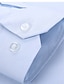 رخيصةأون قمصان رجالية-رجالي قميص رسمي زهري فاتح أسود أبيض كم طويل مخطط ومنقوشة قبعة القميص كل الفصول زفاف المكتب &amp; الوظيفة ملابس