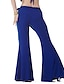 cheap Belly Dancewear-Belly Dance Pants Pure Color Ruffle Women&#039;s Training Crystal Cotton