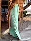 halpa Kuvioidut mekot-Naisten Rento mekko Slip Mekko Geometrinen Painettu Olkaimellinen Maksimekko Vapaa-aika Päivittäin Deitti Hihaton Kesä Kevät