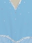 ieftine Patinaj Artistic-Rochie de Patinaj Artistic Pentru femei Πατινάζ στο πάγο Rochii Yan roz Violet Alb / Alb Plasă Spandex Sporturi de Agrement Antrenament Competiție Ținută Patinaj Confecționat Manual Manșon scurt